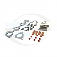 Exhaust Manifold Gasket, Nuts and Stud Kit with Inconel Studs - Nissan Patrol GU ZD30