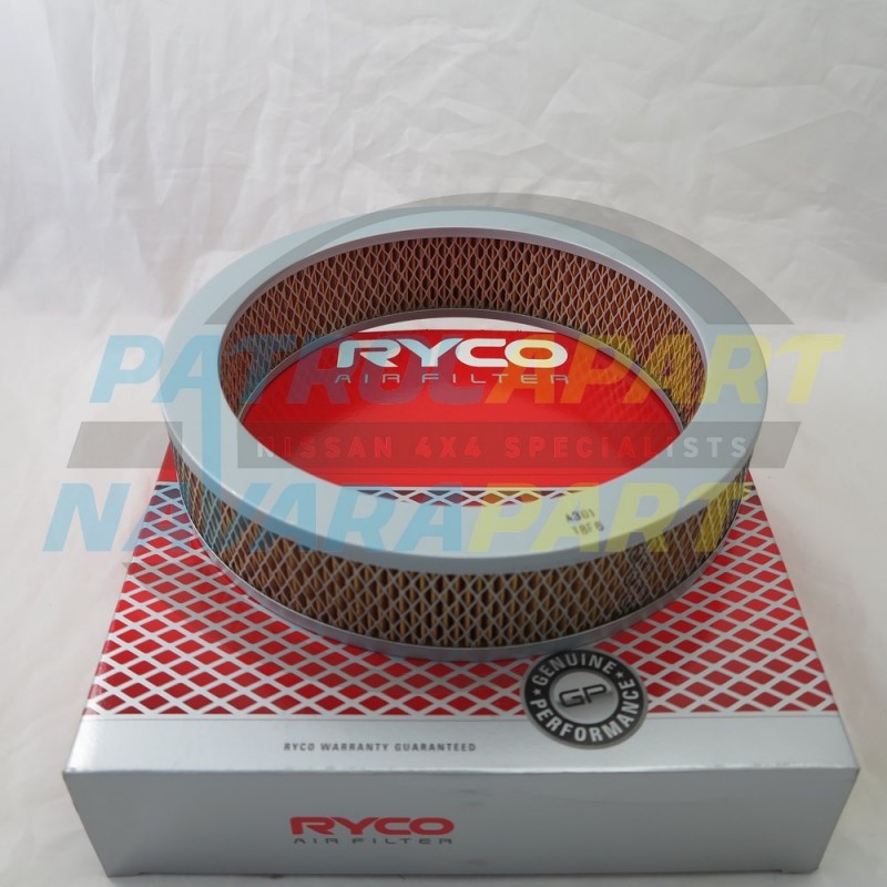 Ryco Round Air Filter suits Nissan Patrol GQ Y60 RB30