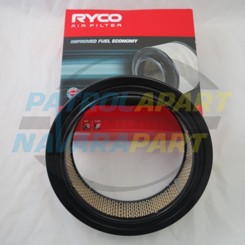 Ryco Air Filter Suit Nissan Patrol GQ TB42s Carby on LPG