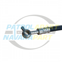 Front Caliper Rubber Brake Line Hose Left Hand Side - Nissan Patrol Y61 GU