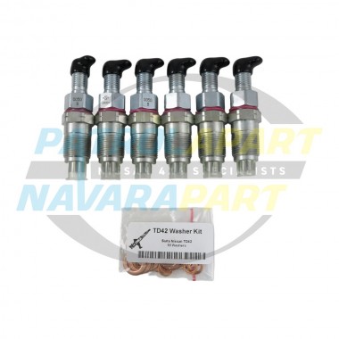 Japanese Zexel Injectors Set - Nissan Patrol Y60 GQ Y61 GU TD42