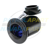 Cigarette Lighter Power Socket with Blue LED Flush Mount - Hulk 4x4
