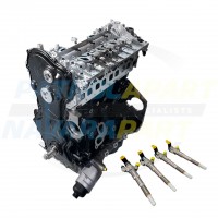 Replacement YS23 Long Engine with Genuine Fuel Injectors - Nissan Navara D23 NP300 (YS23TT, YS23T, M9T)