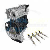 Replacement YS23 Long Engine with Genuine Fuel Injectors - Nissan Navara D23 NP300 (YS23TT, YS23T, M9T)