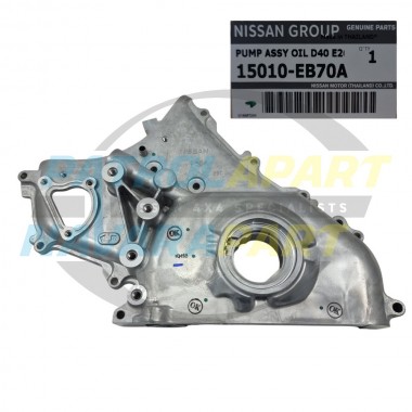 Genuine Nissan Timing Cover w/ Oil Pump - Nissan Navara D40/R51 YD25 127kW