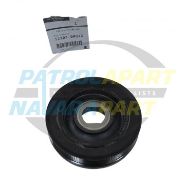 Genuine Nissan Harmonic Balancer - Nissan Navara D40 R51 V9X