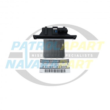 Genuine Nissan Heater Fan Resistor - Nissan Navara D22