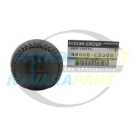 Genuine Nissan Gear Knob Leather Black - Nissan Navara D40