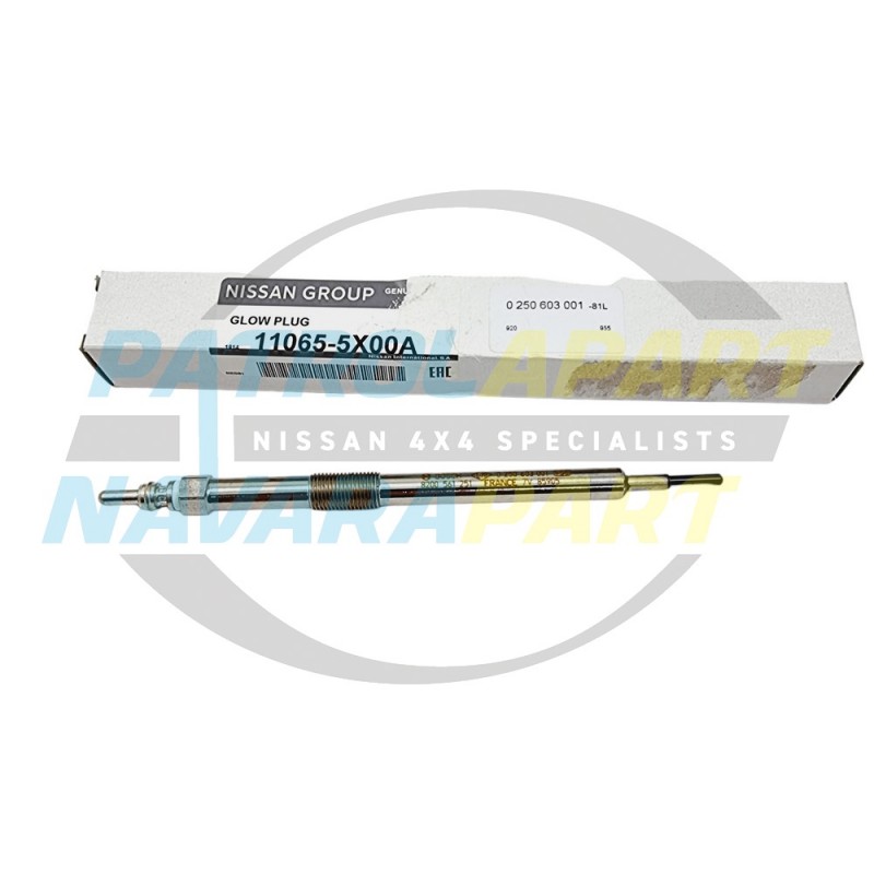 Genuine Nissan Glow Plug - Nissan Navara D40 (Spanish VSK) YD25 After 2010