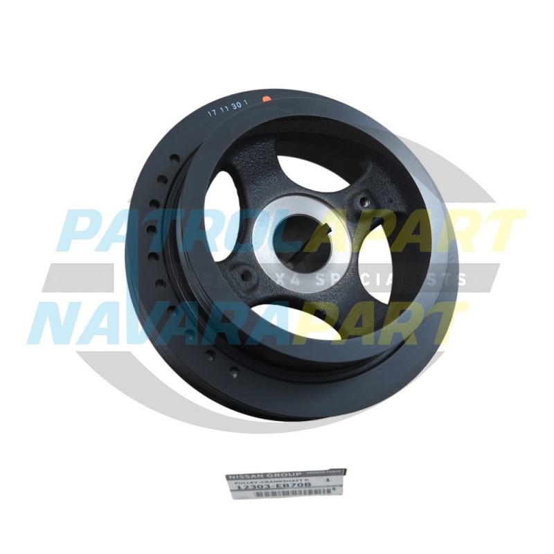 Genuine Nissan Harmonic Balancer - Navara D40 R51 YD25