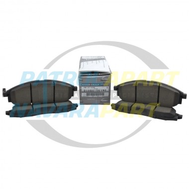 Genuine Nissan Front Brake Pads - Navara D22 4WD ZD30 YD25 VG33