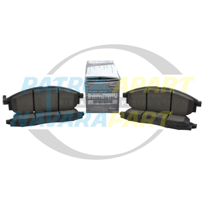 Genuine Nissan Front Brake Pads - Navara D22 4WD ZD30 YD25 VG33