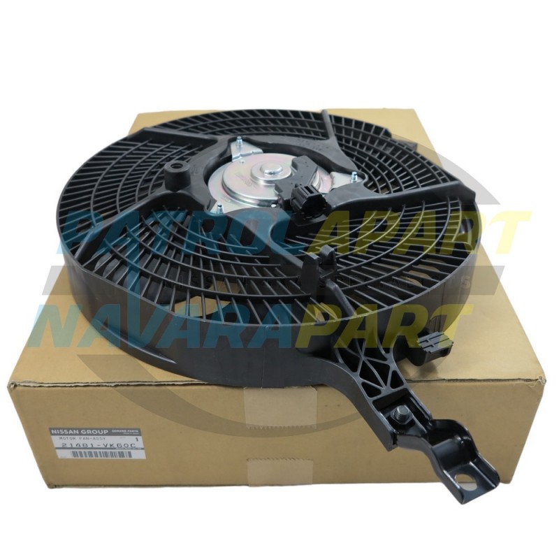 Genuine Nissan Fan Condenser - Nissan Navara D22 YD25