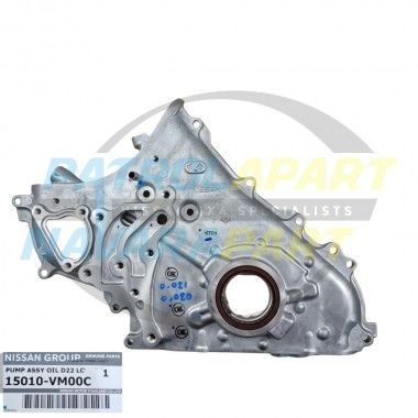 Genuine Nissan Timing Cover w/ Oil Pump - Nissan Navara D22 YD25
