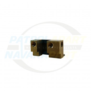 Genuine Nissan Brake Pipe Connector (Block on Chassis) NON ABS - Patrol GU TB/TD/ZD