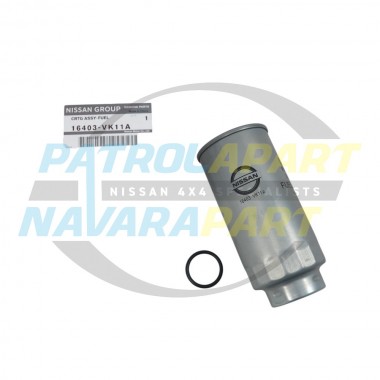 Genuine Nissan Fuel Filter - Nissan Navara D40 YD25 Spanish Pre 06/2006