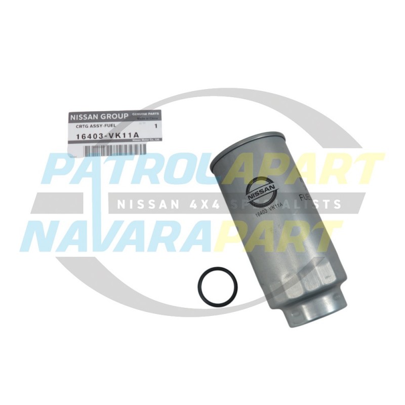 Genuine Nissan Fuel Filter - Nissan Navara D40 YD25 Spanish Pre 06/2006