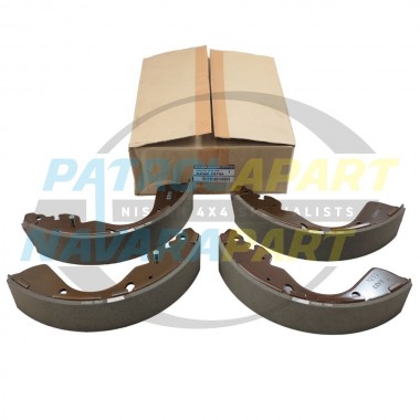 Genuine Nissan Rear Brake Shoes - Navara D40 Thai MNT YD25