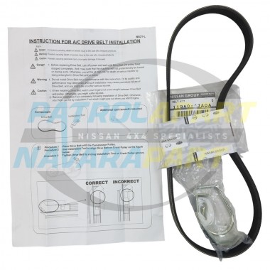 Genuine Nissan A/C Air Conditioning Stretch Drive Belt - Nissan Navara D23 NP300