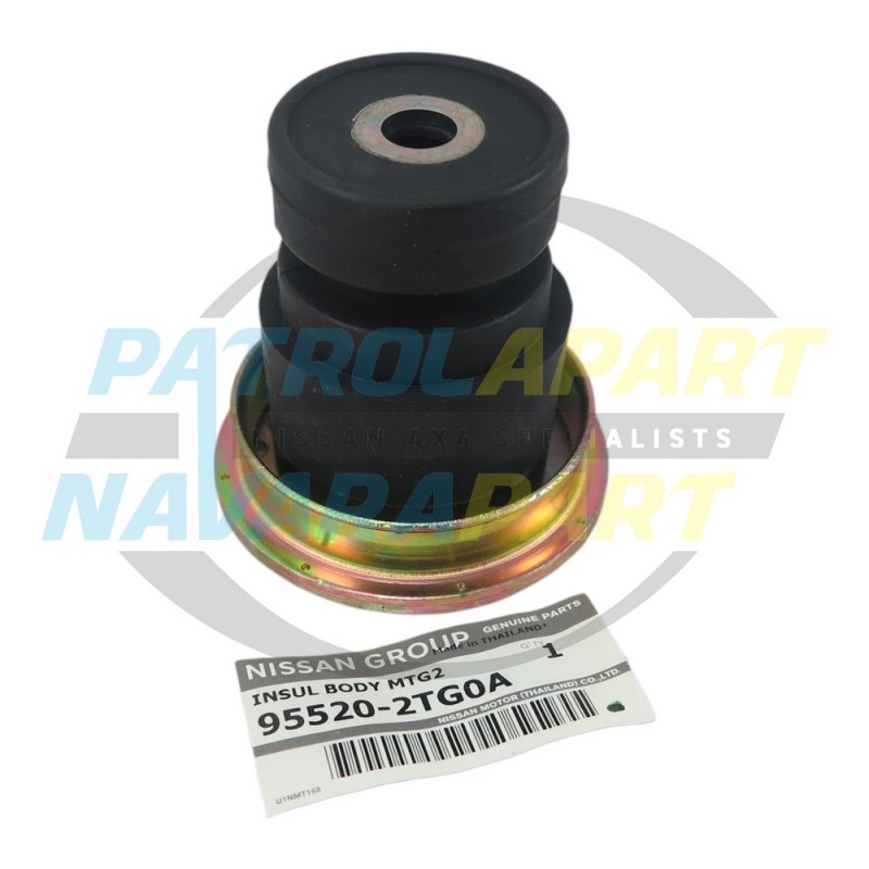 Genuine Nissan Row 2 or 3 Rubber Body Mount - Navara D22 Jap Thai