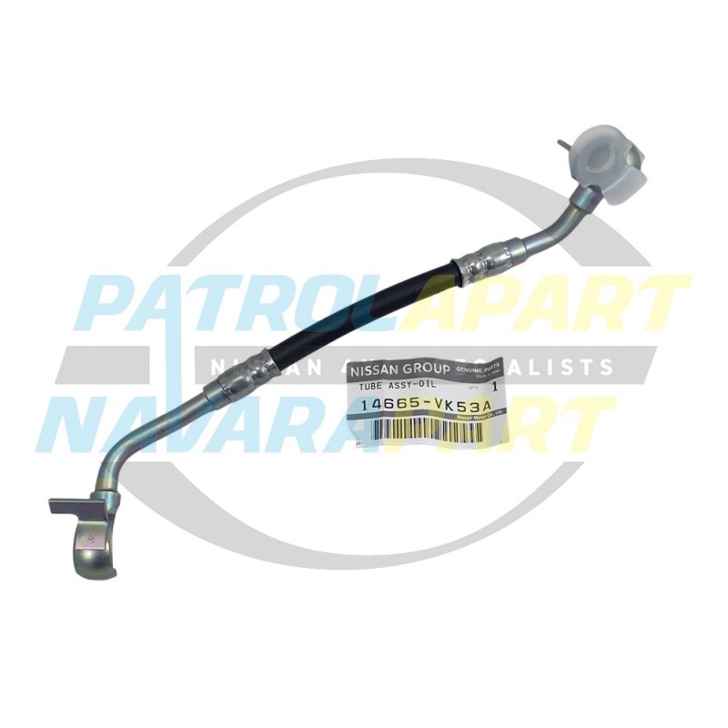 Genuine Nissan Vac Pump Oil Supply Hose - Nissan Navara D40 / Pathfinder R51 YD25
