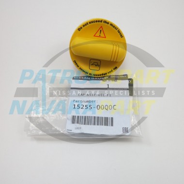 Genuine Nissan Oil Filler Cap - Navara D40 V9X