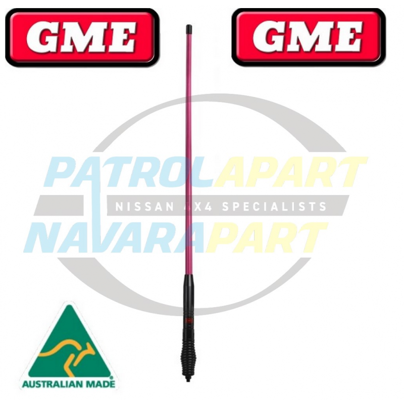 CLEARANCE - GME McGrath Foundation 1200mm 6.6dBi GAIN Pink Antenna AE4700 Series