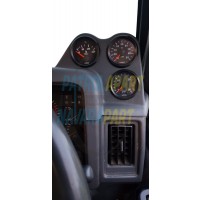 Dash Pod 3 x 52mm Gauge Holder Painted Grey K - Nissan Patrol GQ Y60