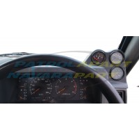 Dash Pod 3 x 52mm Gauge Holder Painted Grey K - Nissan Patrol GQ Y60