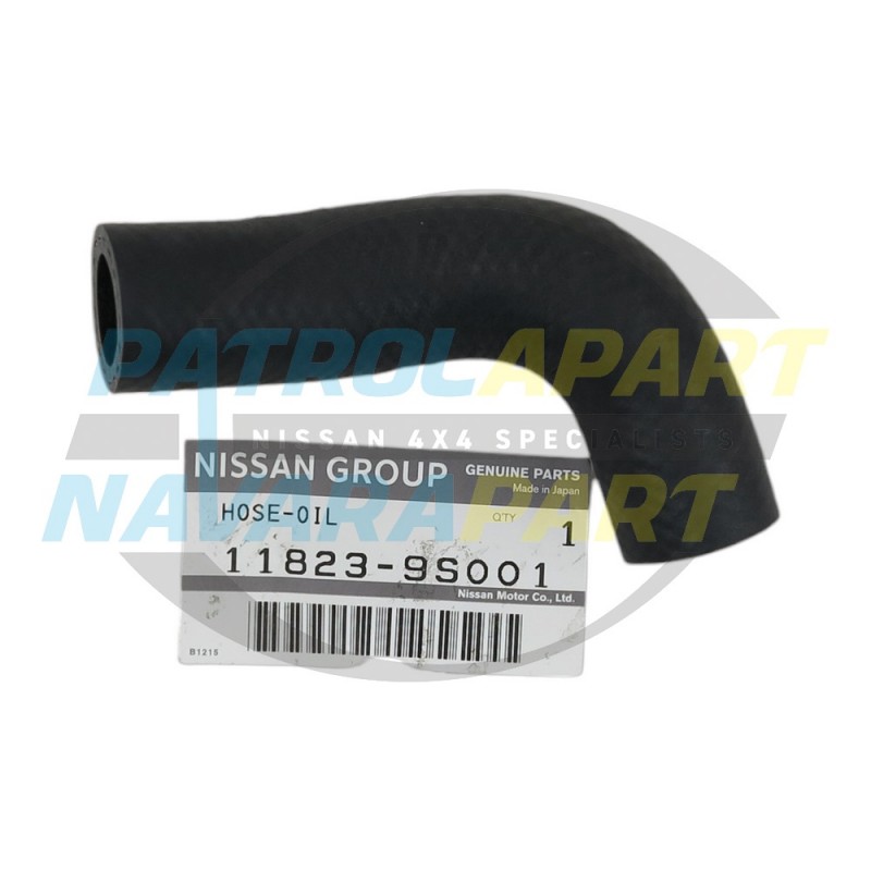 Genuine Nissan Cylinder Head Oil Drain Hose - Nissan Navara D22 ZD30