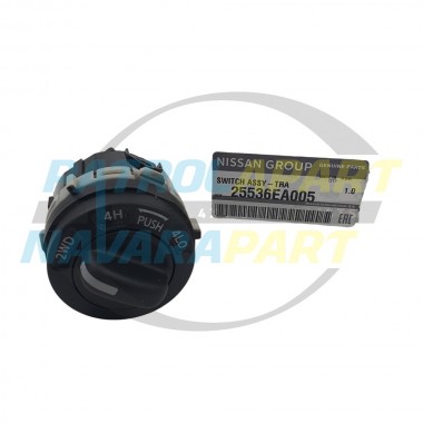 Genuine Nissan 4WD Mode Switch - Nissan Navara D40 VSK MNT Up To 01/2010