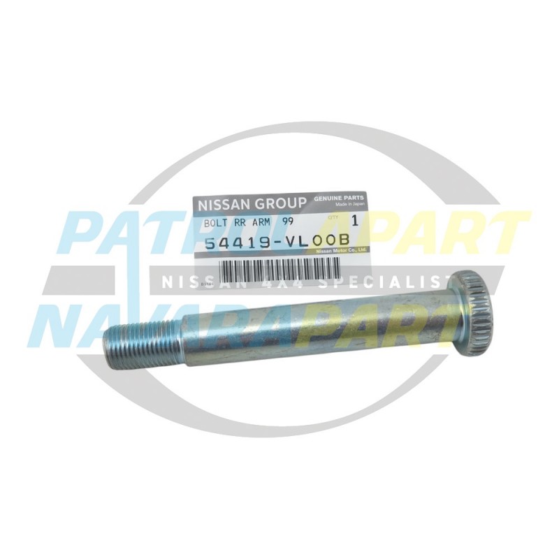 Genuine Nissan Lower Control Arm Pivot Bolt - Nissan Navara D22 4WD