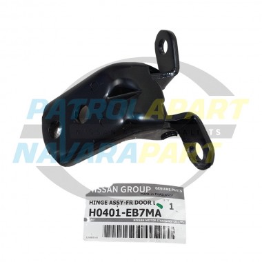 Genuine Nissan Front Door Hinge RHU or LHL - Navara D40 MNT