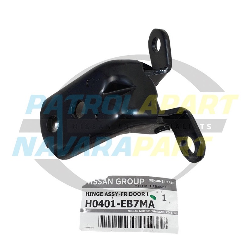 Genuine Nissan Front Door Hinge RHU or LHL - Navara D40 MNT