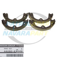 Genuine Nissan Handbrake Shoe Set - Nissan Pathfinder R51 2005-2013 Wagon