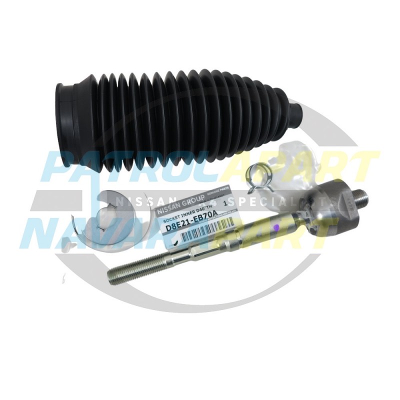 Genuine Nissan Inner Tie Rod End Kit - Nissan Navara D40 2008-2015 YD25DDTi
