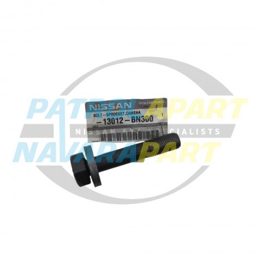 Genuine Nissan Camshaft Sprocket Bolt - Nissan Navara D40 2005-2015 YD25DDTi