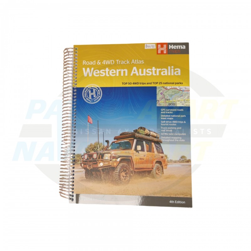 Hema Road and 4WD Track Atlas - Western Australia