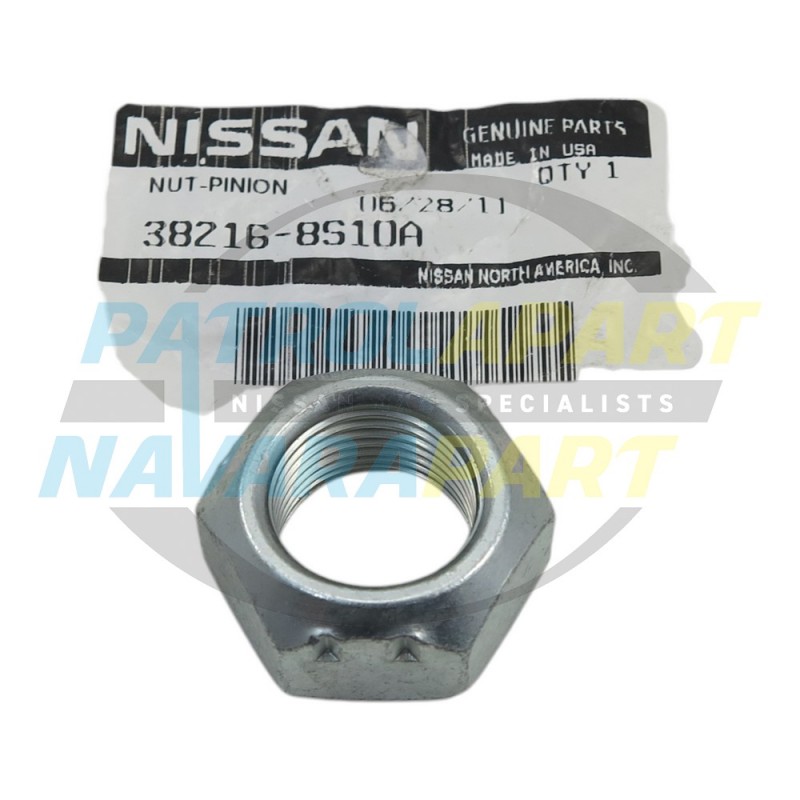 Genuine Nissan Diff Pinion Nut - Nissan Navara D40 2008-2015 YD25DDTi