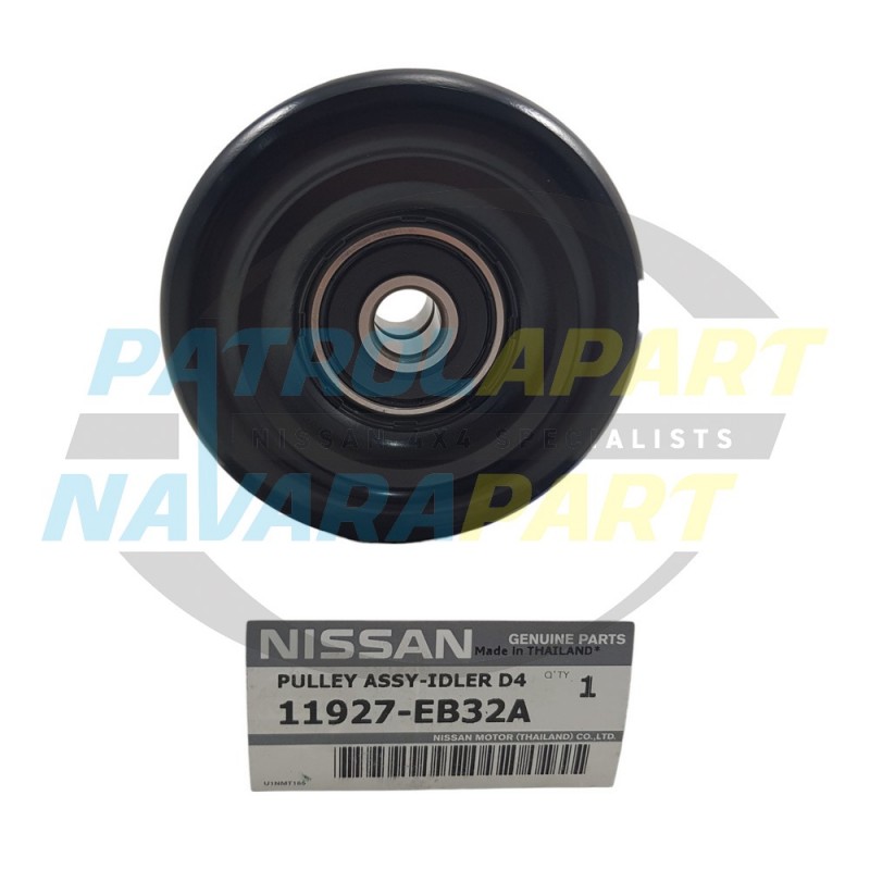 Genuine Nissan Idler Pulley - Nissan Navara D40 2005-2015 YD25DDTi