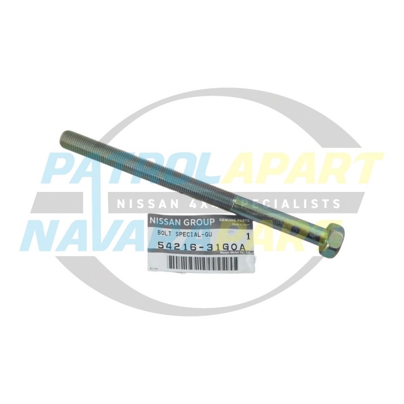 Genuine Nissan 4WD Torsion Bar Adjuster Bolt M10 - Nissan Navara D22 1997-2003 Leaf