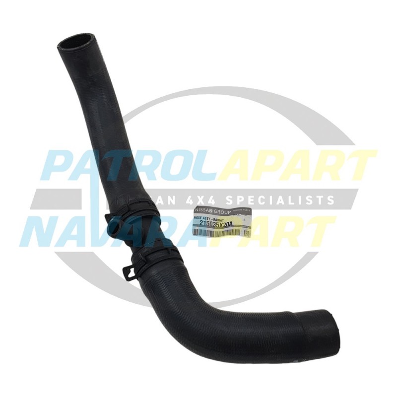 Genuine Nissan Lower Bottom Radiator Hose - Nissan Navara D40 2010-2015 Ute Dual Cab V9X