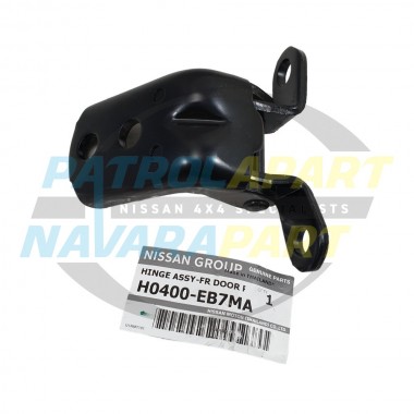 Genuine Nissan Front Door Hinge RHL or LHU - Nissan Navara D40 2005-2015 Leaf