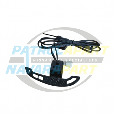 Paddle Shifter Kit with Gloss Carbon Paddles - Nissan Patrol Y62