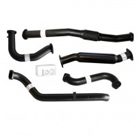 3 Inch Dump Pipe Back Exhaust System With Hotdog - Nissan Patrol Y61 GU 4.2L TD42 Ute