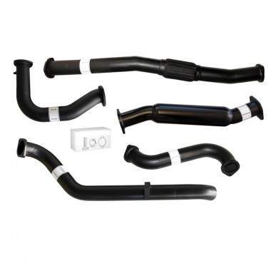 3 Inch Dump Pipe Back Exhaust System With Hotdog - Nissan Patrol Y61 GU 4.2L TD42 Ute