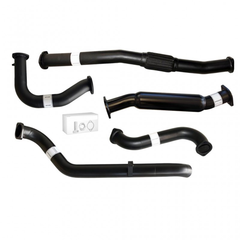 3 Inch Dump Pipe Back Exhaust System With Hotdog - Nissan Patrol Y61 GU 4.2L TD42 Ute