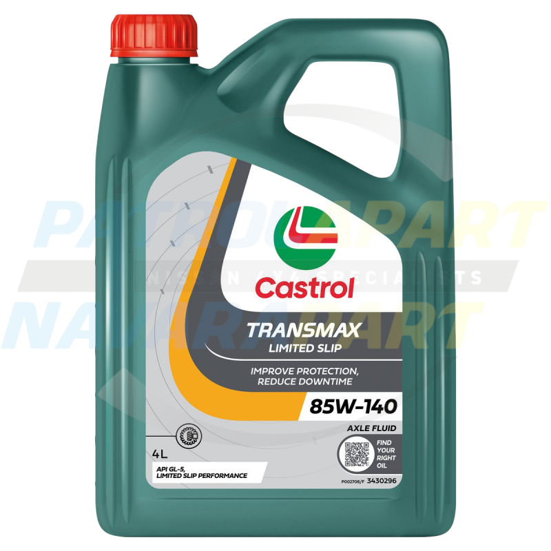 Limited Slip Axle Gear Oil 85W-140 4L - Castrol