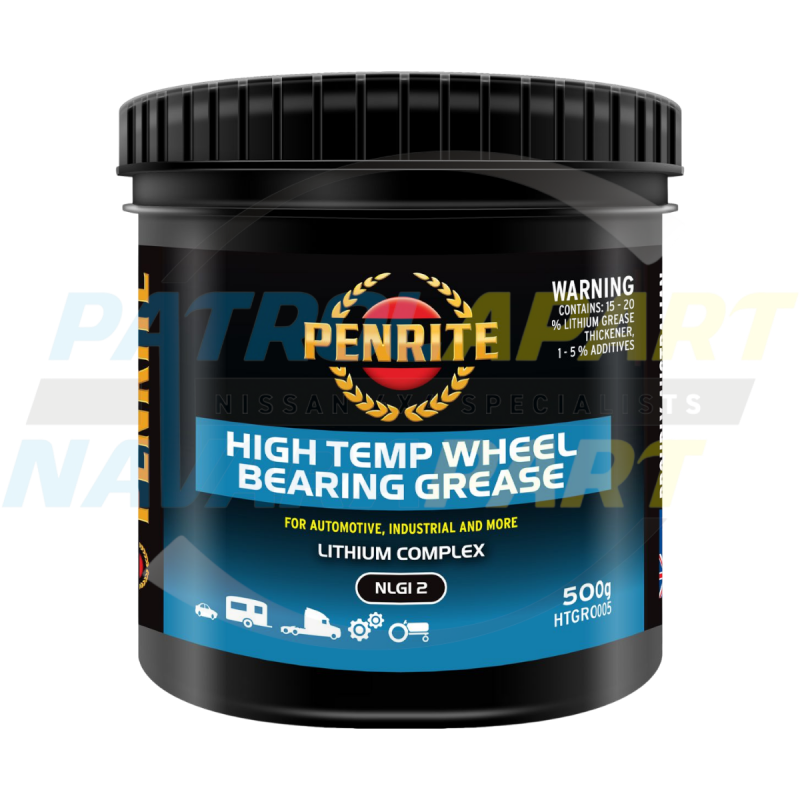 Premium High Temp Wheel Bearing Grease 500g Tub - Penrite