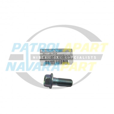 Genuine Nissan Bolt Caliper Bracket - Nissan Navara D22 and D40 1997-2015